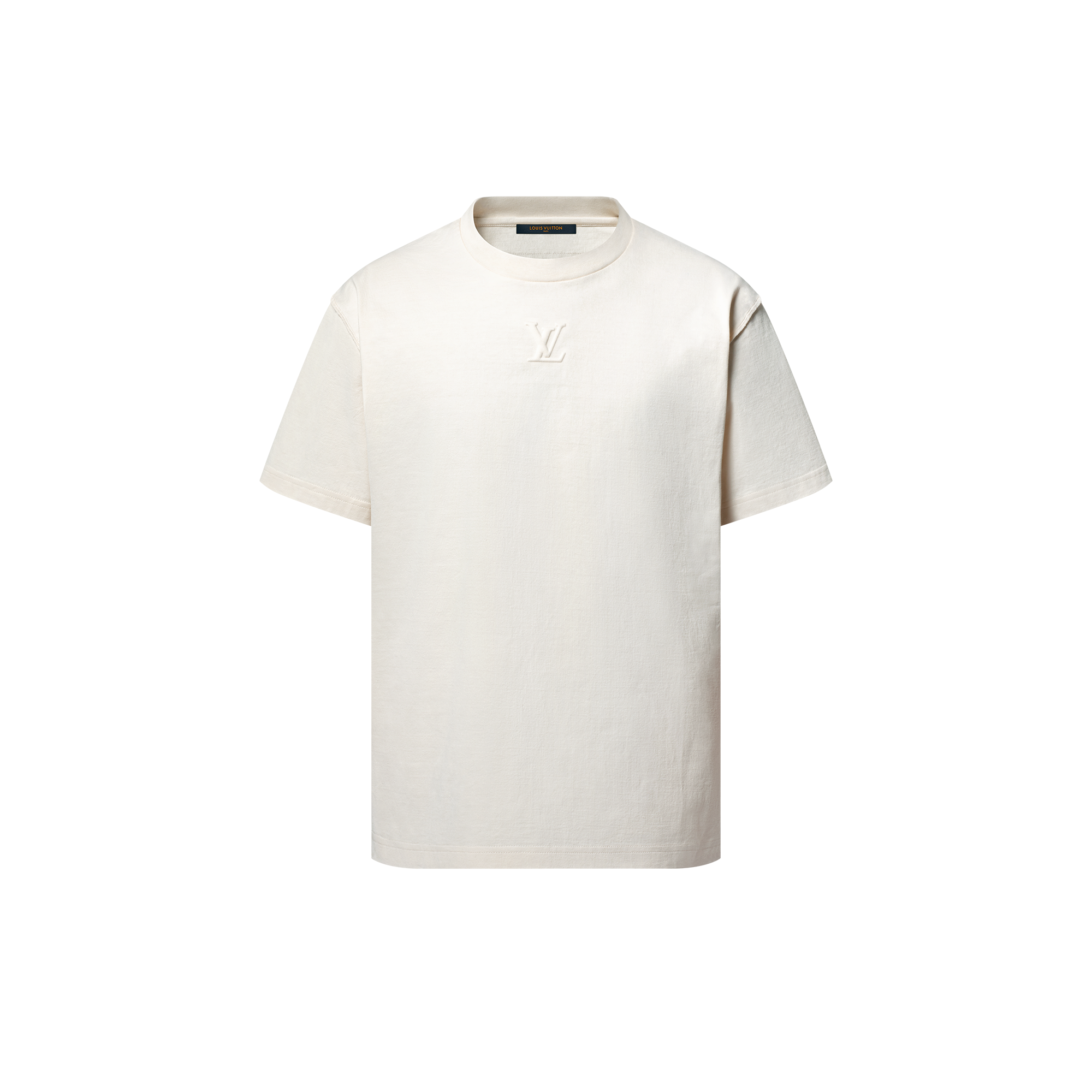Damier Embroidered Long-Sleeved Crewneck  in Men's Ready-to-Wear All Ready-to-Wear collections by Louis Vuitton